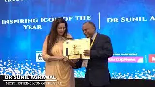 Dr. Sunil Agrawal Receives Most Inspiring Icon of the Year Award in Education at EIA