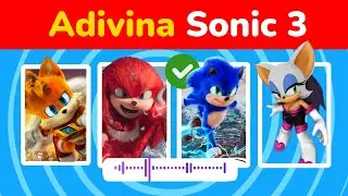 &iquest;ADIVINAS la VOZ de SONIC 3? 🦔🎙️ | Trivia EXTREMA para FANS 🎯
