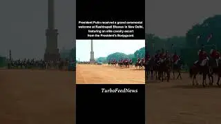КОРОЛЕВСКИЙ ЭСКОРТ: Грандиозный прием Путина в Индии