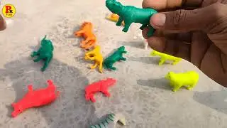 🫣toys pet animal set unboxing || gadi wala cartoon|| toys animals set #animalset #pktoys #toys