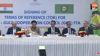 LIVE | India, Gulf Cooperation Council sign terms of reference to launch FTA talks