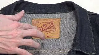 DENIME WAREHOUSE 231XX-47 model 革パッチにクリーム塗りました