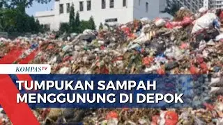 Begini Penampakan Gunungan Sampah Setinggi 7 Meter di Depok