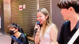 愛琳Oilammm, Ron Chan, Maple3366, William Ng, 🎼🎤🎸🥁 2024 4 14 Sunday #busking @旺角銀行中心 🎬
