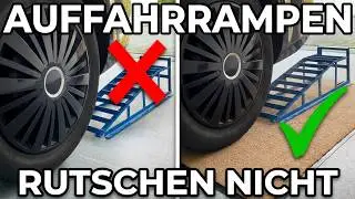 Auffahrrampen rutschen - Schnelle L&ouml;sung