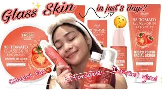 2021 Glass Skin Secret | Tomato Glass Skin FRESH SkinLab | Instant Glow | *current fav* |DAR diary