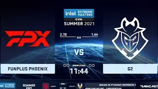 🔴  RU  FunPlus Phoenix vs G2  BO3  | IEM Summer 2021
