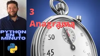 Anagrama - 3 - Python en 1 minuto