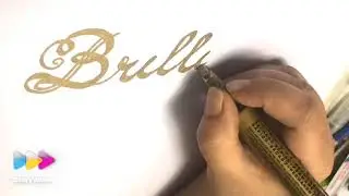 Amazing Satisfying Calligraphy | Brilliant Gold