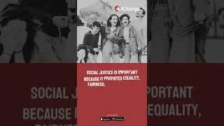 Promoting social justice is crucial for building a fair and inclusive society. 🌐