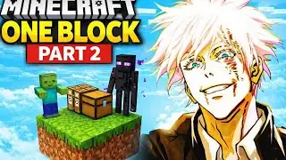 Zombie😱 in Minecraft one block part 2 | yasin The pro boy