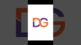 DG Alphabet Logo Design Tutorial In Adobe Illustrator #logo #logodesign #graphicdesigner