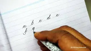 Small Alphabets / Small Letters / how to write   small alphabets / abcd / cursive / handwriting