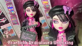 Monster High Fearbook Draculaura Unboxing and Review