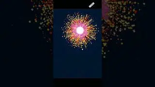 Python Creates Supernova explosion! 💥 | #short #python #coding #supernova #pygame #programming