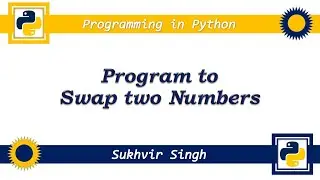 Swapping of Two Numbers in Python