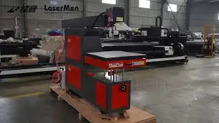 Large size wood acrylic paper leather laser marking cutting machine with co2 laser tube