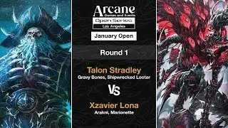 Round 1: Gravy Bones vs Arakni Marionette | Jan AGE Los Angeles Open | Season 4 | Flesh and Blood