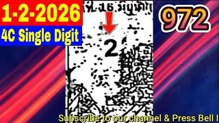 Thailand Lottery 3UP Single Digit Only Tip | Saudi Arabia Special Game | Result Today 1-2-2026