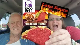 Taco Bell Volcano Menu Review 2023 Lava Sauce