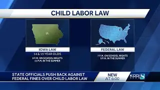 Iowa Republican leaders clash with federal government over child labor law violations