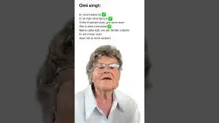 Schafft es Omi den Song richtig zu singen? 💗
