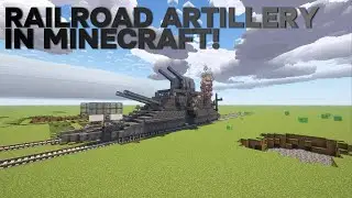 GIANT ARTILLERY IN MINECRAFT CREATE MOD!
