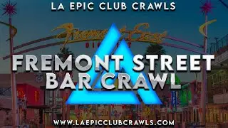 Incredible Fremont Street Bar Crawl (Hosted by LA Epic Club Crawls) #shorts