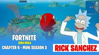 Rick Sanchez Vs. The Simpsons - Fortnite Chapter 6 - Mini Season 2 - Full Gameplay