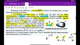 grade 12 Chemistry ch 1 1.4 intermolecular forces (2) polar and non polar