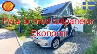 4 år med solpaneler: Ekonomi!