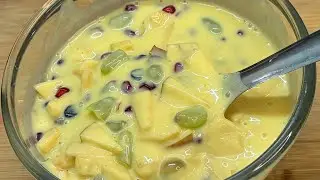 Classic Fruit Custard Recipe | Simple & Delicious Desert at Home | kids Favourite 😍