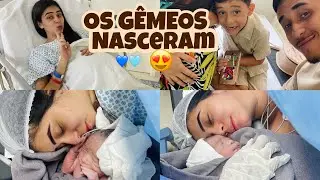 OS GÊMEOS NASCERAM | Diário de gravidez gemelar