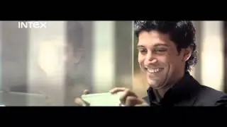 Intex Aqua i5 HD TV Commercial, Farhan Akhtar in Aqua i5HD TVC Ad