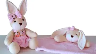 Faço Muitos em um dia e vendo todas  Como fazer uma linda coelha de tecido