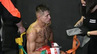 KSW 56: WALCZYŁ ZE ZŁAMANĄ NOGĄ DOP&Oacute;KI SĘDZIA NIE PRZEWAŁ WALKI - ANDRZEJ GRZEBYK WYJEŻDŻA NA W&Oacute;ZKU