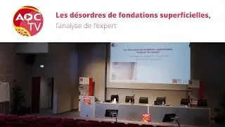 🔴 LIVE -  Les désordres des fondations superficielles, l’analyse de l’expert.