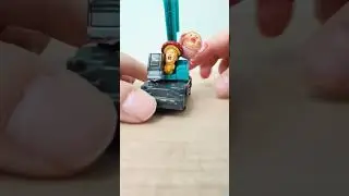 car chase🚛🚚😱　#こびとづかん #toys#TOMICA