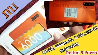 Redmi 9 Power Fiery red Unboxing ( 6GB RAM , 128GB ROM , SD662 , 6000mAh , 48MP ) Rs.12,999🔥🔥🔥