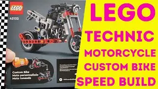 LEGO Technic Motorcycle Custom Bike Speed Build. Let's ride! Set #42132.