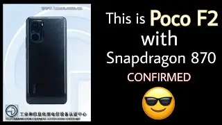 This is why POCO F2 is confirmed to launch with a Snapdragon 870 😎