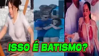 OS BATISMOS MAIS DOIDOS E BIZARROS DAS IGREJAS