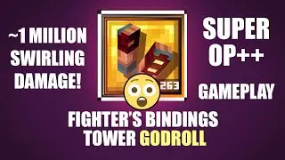 Fighter's Bindings Gilded 263 RARE TOWER GOD DROP - Minecraft Dungeons
