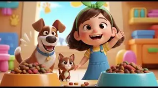 Helping Friends: Girl, Dog & Cat&rsquo;s Heartwarming Adventure🐶❤️