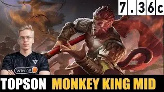 🤯TOPSON [Monkey King] HC  7.36C - DOTA 2 HIGHEST MMR MATCH #dota2  #dota2gameplay   #topson