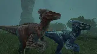 MY FIRST GENESIS MISSION AND TAMING X-RAPTORS! (Ark Survival Evolved)