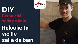 Poser du béton ciré comme un pro  | Tuto salle de bain facile avec Alban