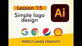 Lesson - 15 Simple logo design in illustrator (Google, Chrome, Pepsi and Shell logos)
