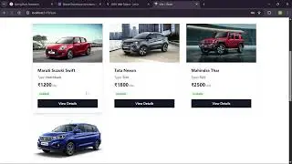 Car Rental full stack project using react and spring boot