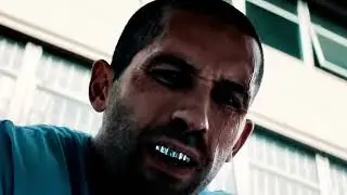 A BOXER fights to the death against an entire prison and goes crazy due to constant pain and sufferi